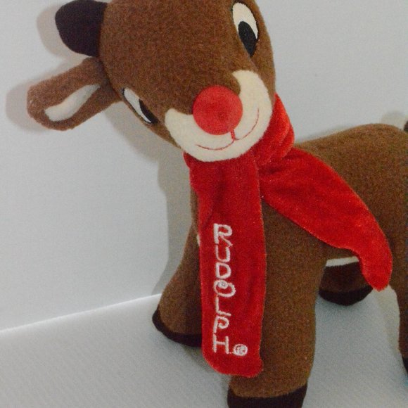 Dan Dee Rudolph Plush Christmas Lovey Soft Toy 9" - Picture 9 of 9